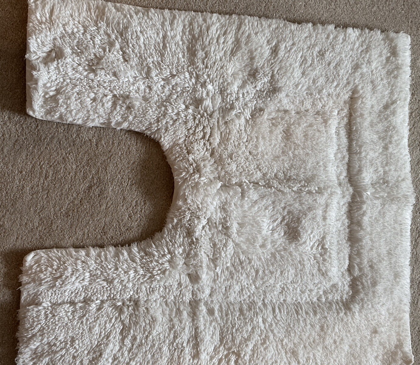 bath mat and pedestal set CHRISTIE WHITE EXCELLENT CONDITION eBay