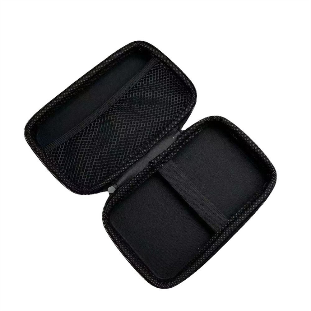 Black Coin Purse Mobile Hard Disk Case Charger Protection Bag Earphone