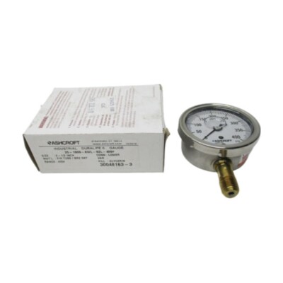 ASHCROFT 25-1009-SW-02L-400# 0-400PSI NSMP