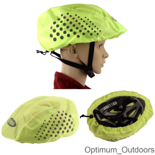 Waterproof Reflective Hi Viz Reflective Bike Helmet Rain Cover Cycling Bicycle