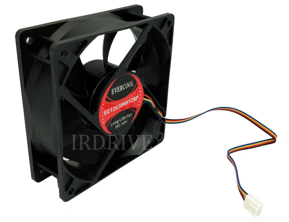NEW 182 CFM High Air Flow 2-Ball Bearing 120mm x 38mm 4Pin PWM Server Case Fan - Image 3 of 4