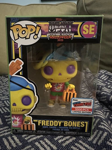 Freddy Bones Heavy Metal Halloween NYCC New York Comic Con Exclusive Super Rare