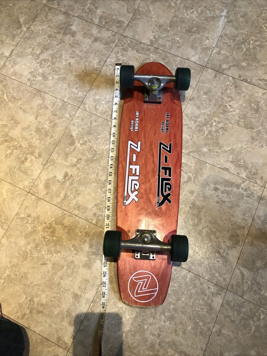 Jay Adams Design Z-Flex Cruiser 8”x 29” Wooden Skateboard Jay Adams Design Z-Flex Cruiser 8”x 29” Wooden Skateboard