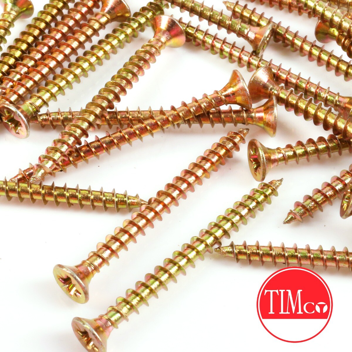 M4.5 x 50mm DOUBLE COUNTERSUNK WOOD SCREW PACKS Fully Threaded Pozidriv