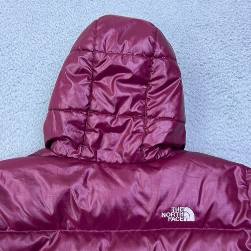 North Face Girls' Moondoggy 2.0 Hooded Jacket XL 18 Pink Goose Down 550 Quilted - Picture 15 of 17