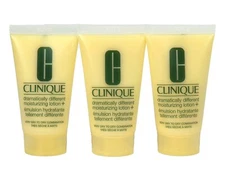 3 x Clinique Dramatically Different Moisturizing Lotion + Tube 1 oz = 3 oz NEW