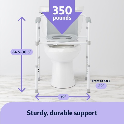 Cómoda de cabecera de acero 3 en 1 asiento estándar marco plegable 7,5 cuartos de galón 350 lb caja abierta - Imagen 8 de 10
