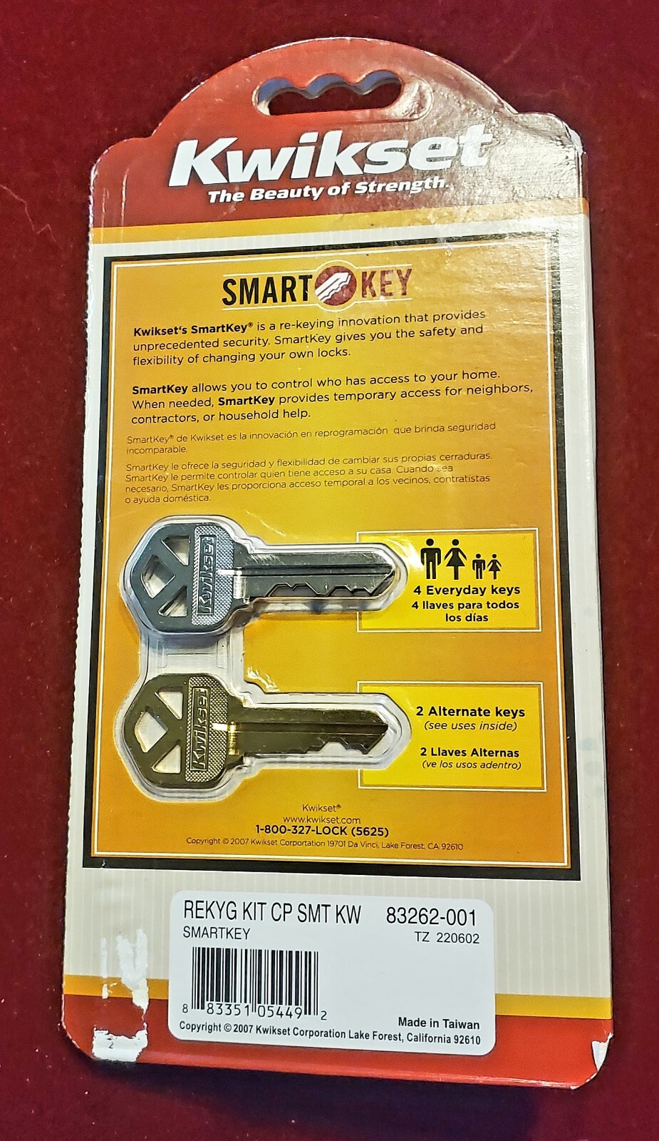 Kwikset 83262-001 SmartKey Re-keying Kit | eBay