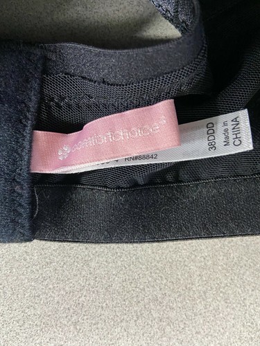 Comfort Choice Padded Back Closure Bra Women’s Size 38DDD - Picture 3 of 4