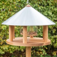 Vogelhaus Futterhaus 27Cm Vogelfutterhaus VogelhäUschen Vogel Haus Holz Garten