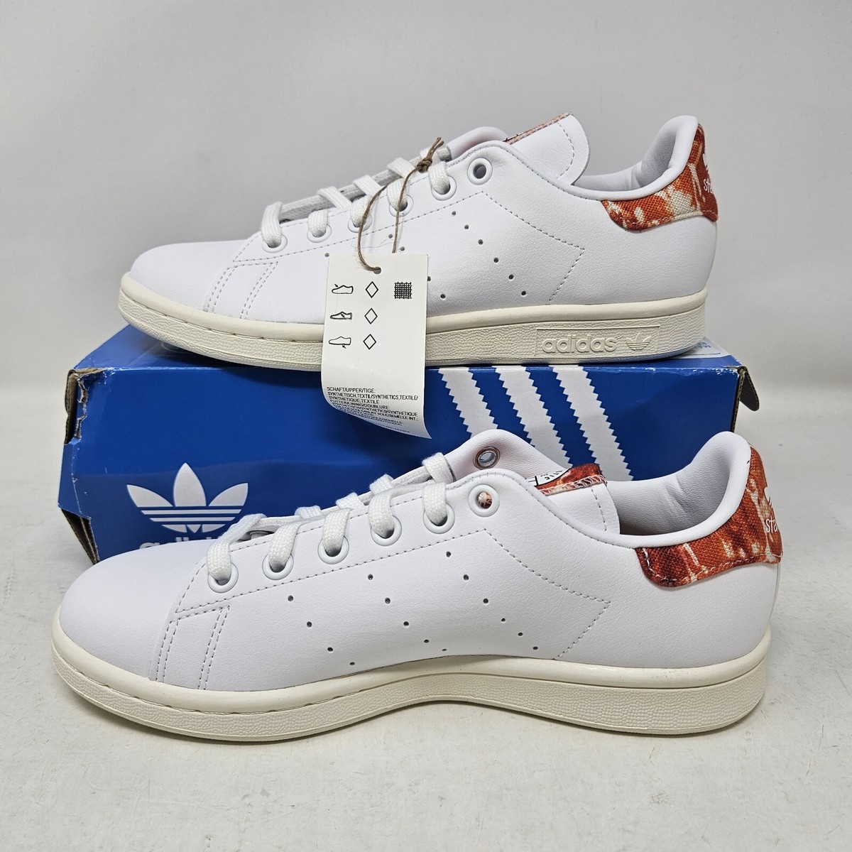 靴 adidas STAN SMITH GX6286 US 7 Adidas Stan Smith Prime green Floral Tennis Shoes, Women's