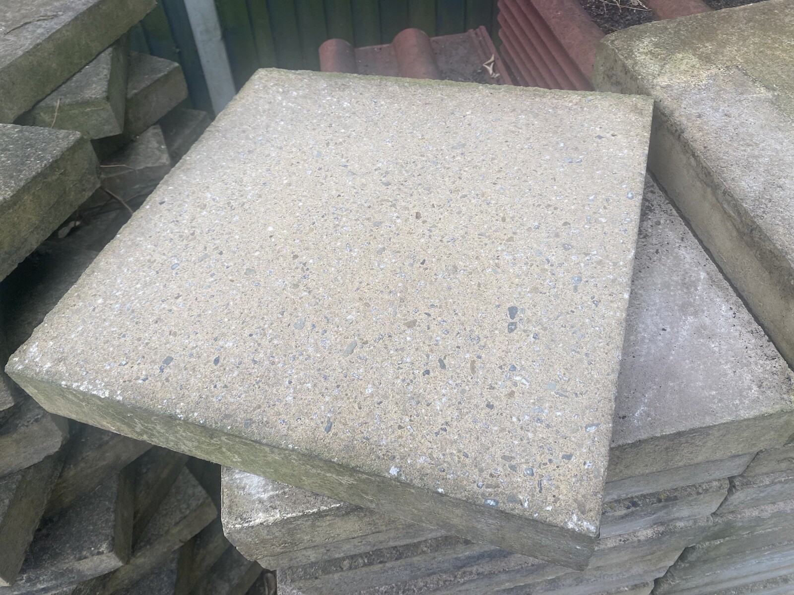 marshalls saxon natural paving slabs flagstones 450 x 450 x 70 Heavy