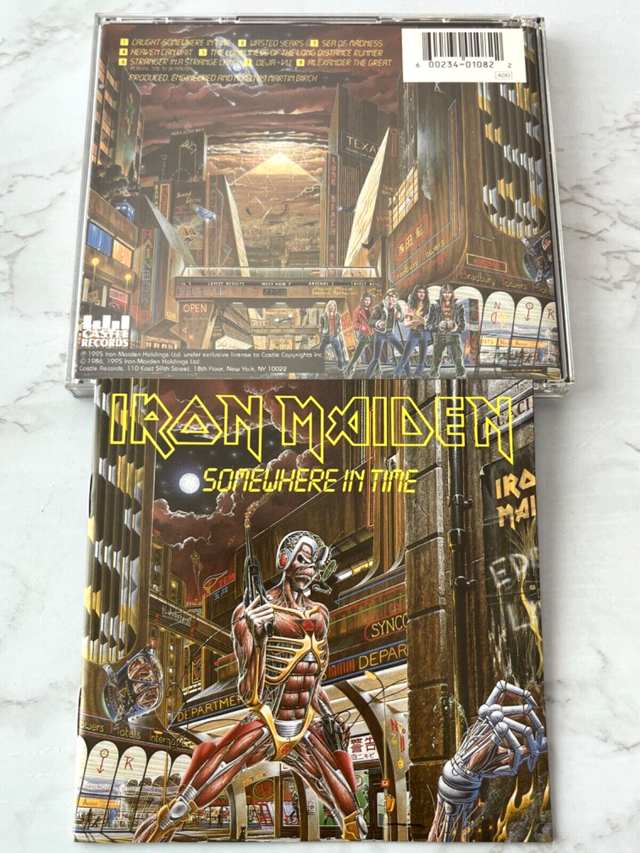 Iron Maiden Somewhere In Time 2 CD LIMITED EDITION! 1995