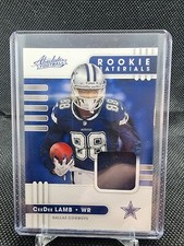 2020 Panini Absolute Football Rookie Materials CeeDee Lamb #6 Cowboys RC