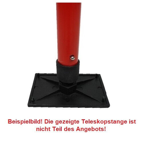 Halteplatte Gummiplatte Kunststoffplatte Montagestütze Teleskopstange Telestütze - Bild 4 von 5