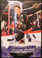 2023-24 23/24 Upper Deck Young Guns Canvas C116 Tyler Kleven Ottawa Senators