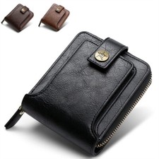 Vintage Men's Wallet Sport Leather High Quality New Design Zipper Clutch Purse
