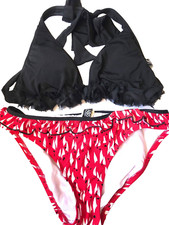 BRAND NWT STYLISH ABS ALLEN SCHWARTZ WOMEN'S 2 PC SWIMSUIT MADE IN USA SIZE 8