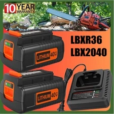 40 Volt for Black Decker 40V 2.0Ah Max Lithium Battery /Charger LBX2040 LBXR36