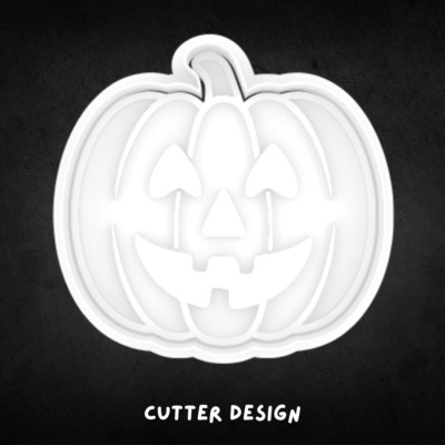 Halloween Kürbis / Jack -O-Lantern 01 Ausstecher und Stempel