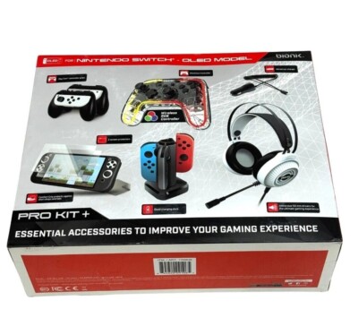Bionik Pro Kit Plus Essential Accessories For Nintendo Switch OLED