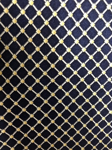 Ermenegildo Zegna LingDaiJingPin Black Geometric 100% Silk Tie L56" W3 7/8" EUC - Picture 4 of 10