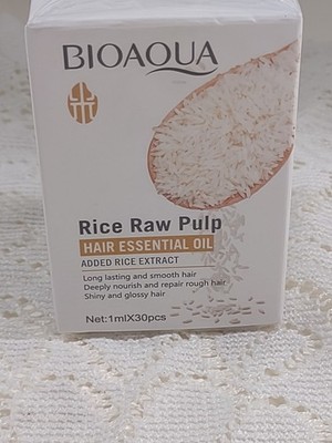 BIOAQUA Raw Rice Essential Hair Oil Moisturizer For Dry Hair Packets