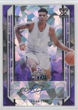2021-22 Leaf Metal Purple Crystals 1/20 Isaiah Todd #BA-IT1 Auto 1y9