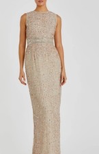 NWT Mac Duggal Sleeveless High Neck Beaded Size 2
