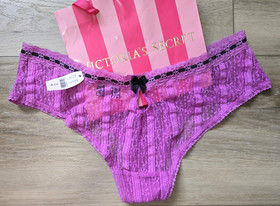 NWT Vintage Victoria's Secret Sexy Little Things Sheer Lace Hiphugger Panties M