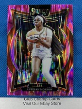 2025 #42 Aneesah Morrow Panini Select WNBA Concourse Pink Flash Prizm RC Sun