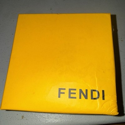Fendi Men's Coffee Dress Belt Size 125 with Logo Buckle In Box