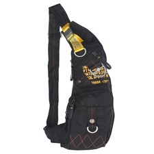 Nylon Sling Chest Bag Daypack with Hidden Anti-Theft Pocket - Ideal for Travel