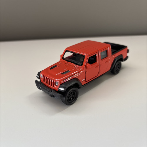 *NEU* Welly Druckguss Auto Jeep Gladiator Rubicon orange SUV LKW 4,75 Zoll - Bild 1 von 7