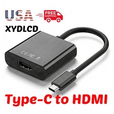 USB-C Type C to HDMI Adapter USB 3.1 Cable For MHL Android Phone Tablet Black A