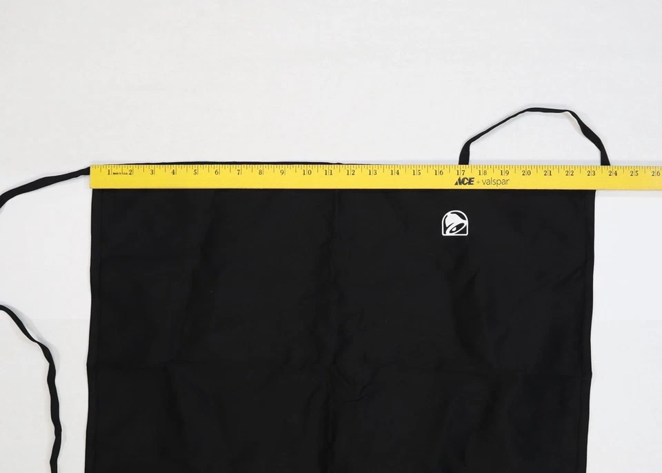 Taco Bell Apron Unisex One Size Black Waist Server Kitchen Restaurant Logo - Image 3 of 4