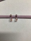 Vintage MCM Pink Aurora Borealis Art Glass Briolette Necklace, Clip Earrings Set — photo 3
