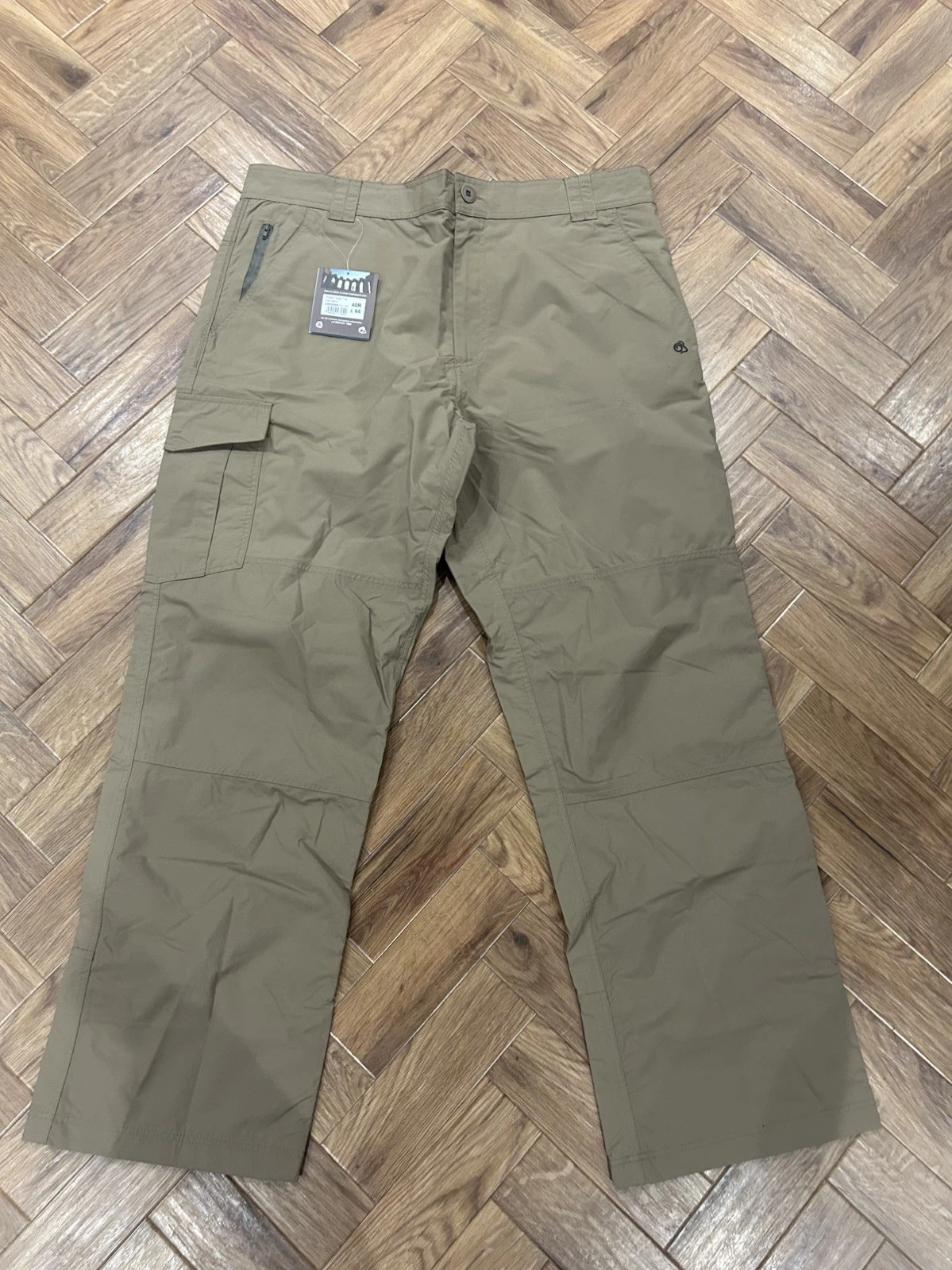 Craghoppers Mens Classic Kiwi Walking Trekking Casual Trousers In Wet Sand 40R
Opens in a new window