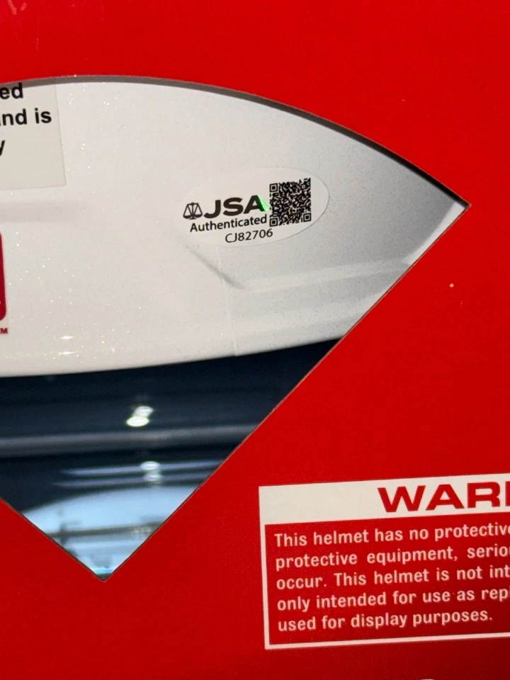Casco de bateo tamaño completo cromado firmado por Don Mattingly New York Yankees JSA Foto 2 de 3