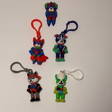 American Heart Association Keychain Kids OS Multicolor Excellent Bag Clips Lot 5