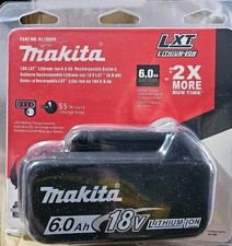 makita power tool Rechargable battery  6.0ah 18v lithium-ion 2x run time BNWT