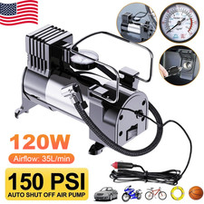 Heavy Duty Portable Air Compressor Car Tire Inflator Electric Pump Auto 12V USA