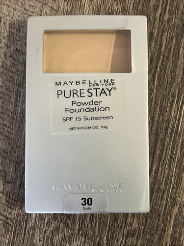 Maybelline New York Pure Stay Powder Foundation SPF 15 - 30 Nude Missing Sponge - Picture 3 of 5