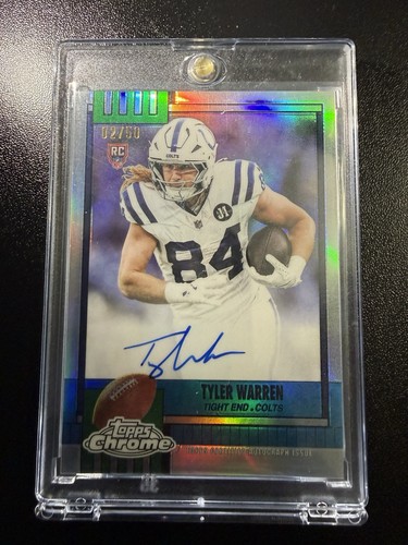 2025 Topps Chrome Tyler Warren Superfractor (RAW)