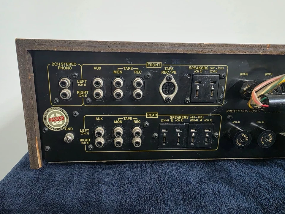 Pioneer QX-4000 Cuadrafónico AM/FM Estéreo (1972–74) - De colección, Gran Sonido Foto 4 de 4