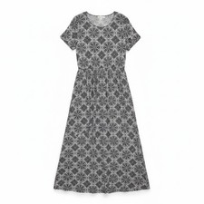 Amazon Essentials Boho Medallion Maxi Dress L Boho Jersey Comfy