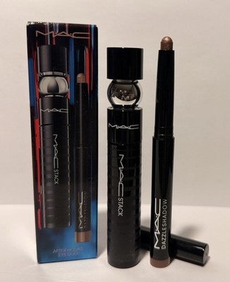 MAC Dazzleshadow Eye Shadow Stick Subliminal Spark & MacStack Mascara Full Sizes