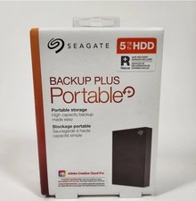 Seagate Portable Backup Plus Portable 5TB USB-C to USB-A HDD SRD0VN3