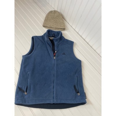 EMS Women s Blue Full Zip Vest And Beanie Hat Outdoor Comfy Bundle Size S