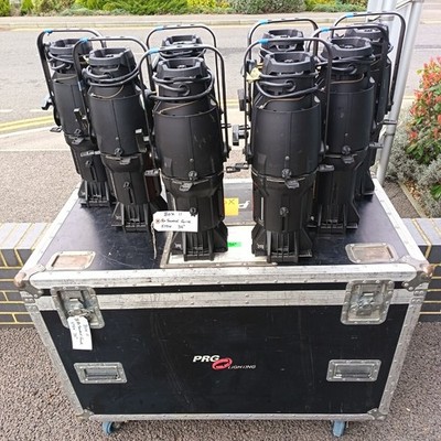 8x ETC Source Four 575w 36° Set im Flightcase